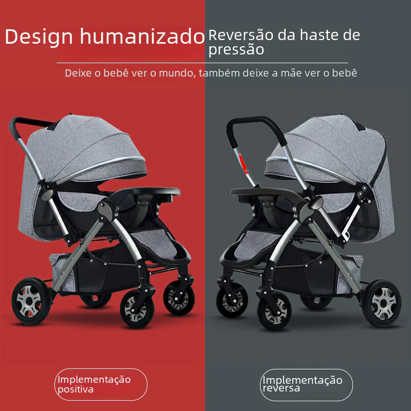 Lightweight Convertible Baby Stroller