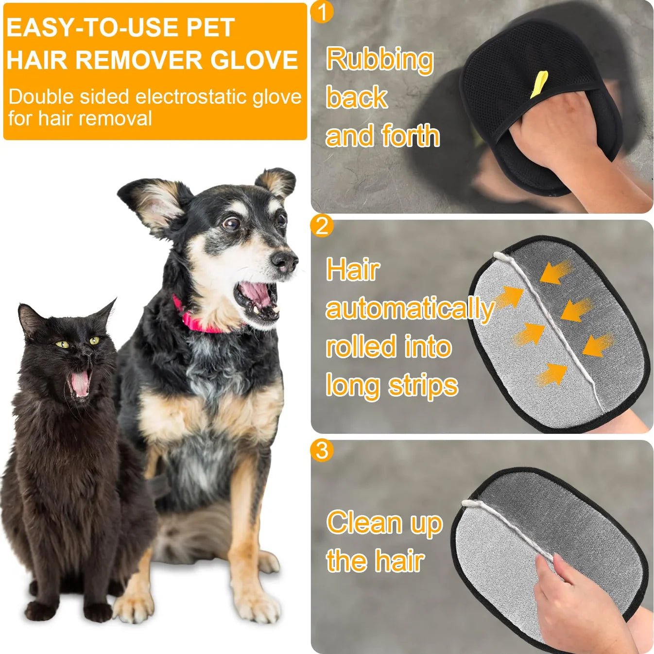 Pet Hair Remover Glove