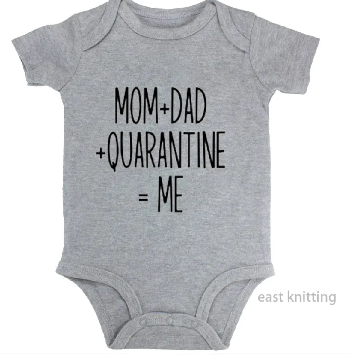 Letter Newborn Round Neck
