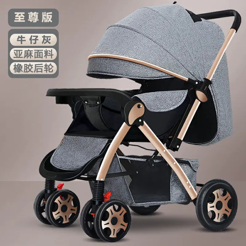 Lightweight Convertible Baby Stroller