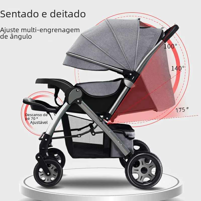 Lightweight Convertible Baby Stroller